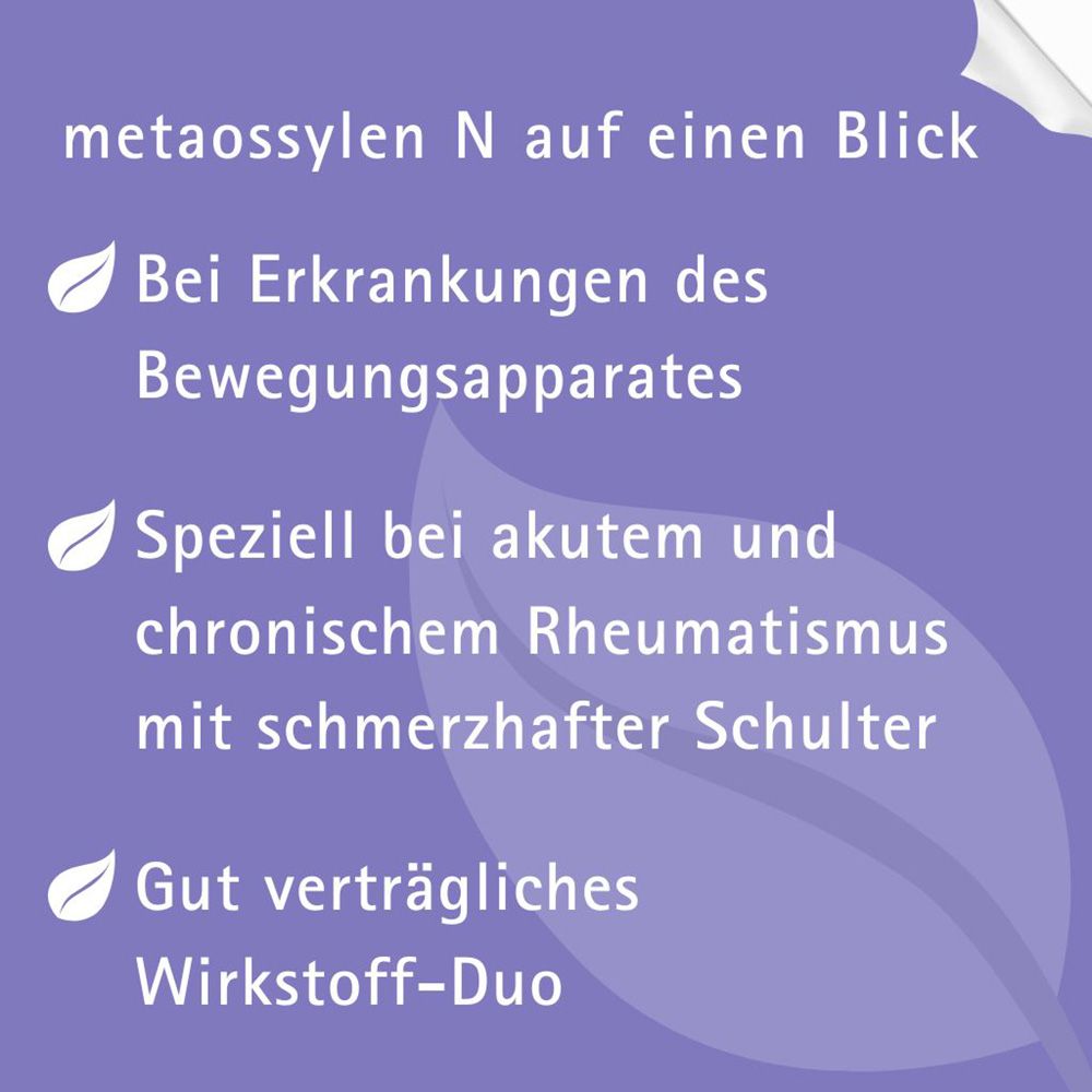 METAOSSYLEN N Tropfen zum Einnehmen 100 ml Mischung