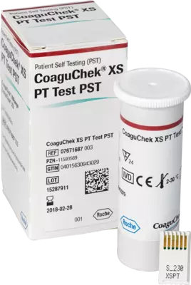 COAGUCHEK XS PT Test PST 1X24 St Teststreifen