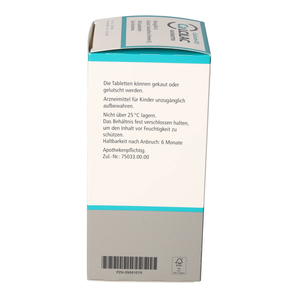 Calcilac 500mg/400 I.E. 180 St Kautabletten