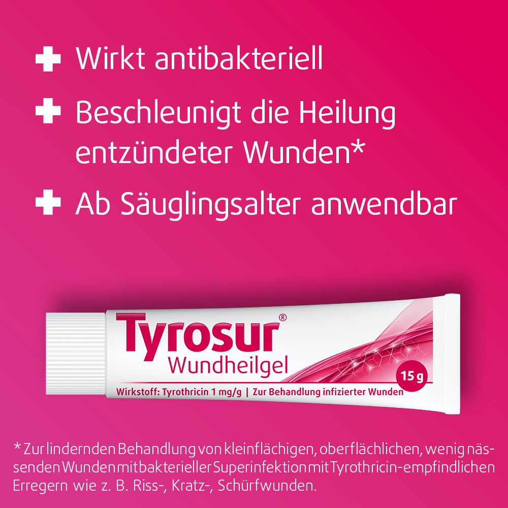 Tyrosur Wundheilgel 25 g Gel