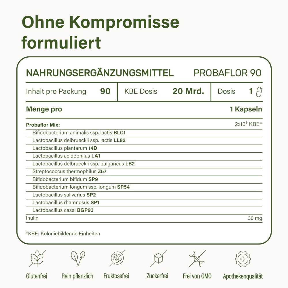 nupure probaflor  90 St Kapseln magensaftresistent
