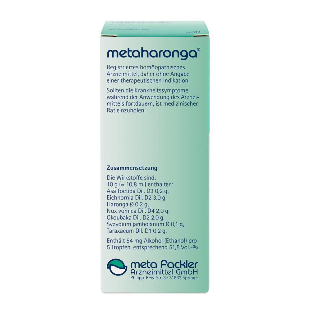 METAHARONGA Tropfen zum Einnehmen 50 ml Mischung