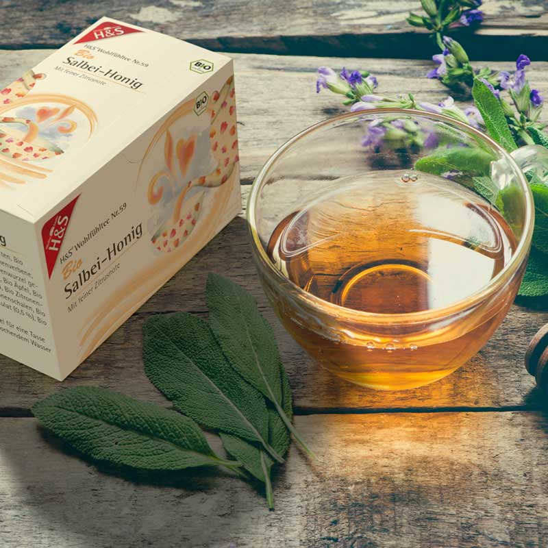 H&S Wohlfühltee Salbei-Honig 20X2 g Filterbeutel