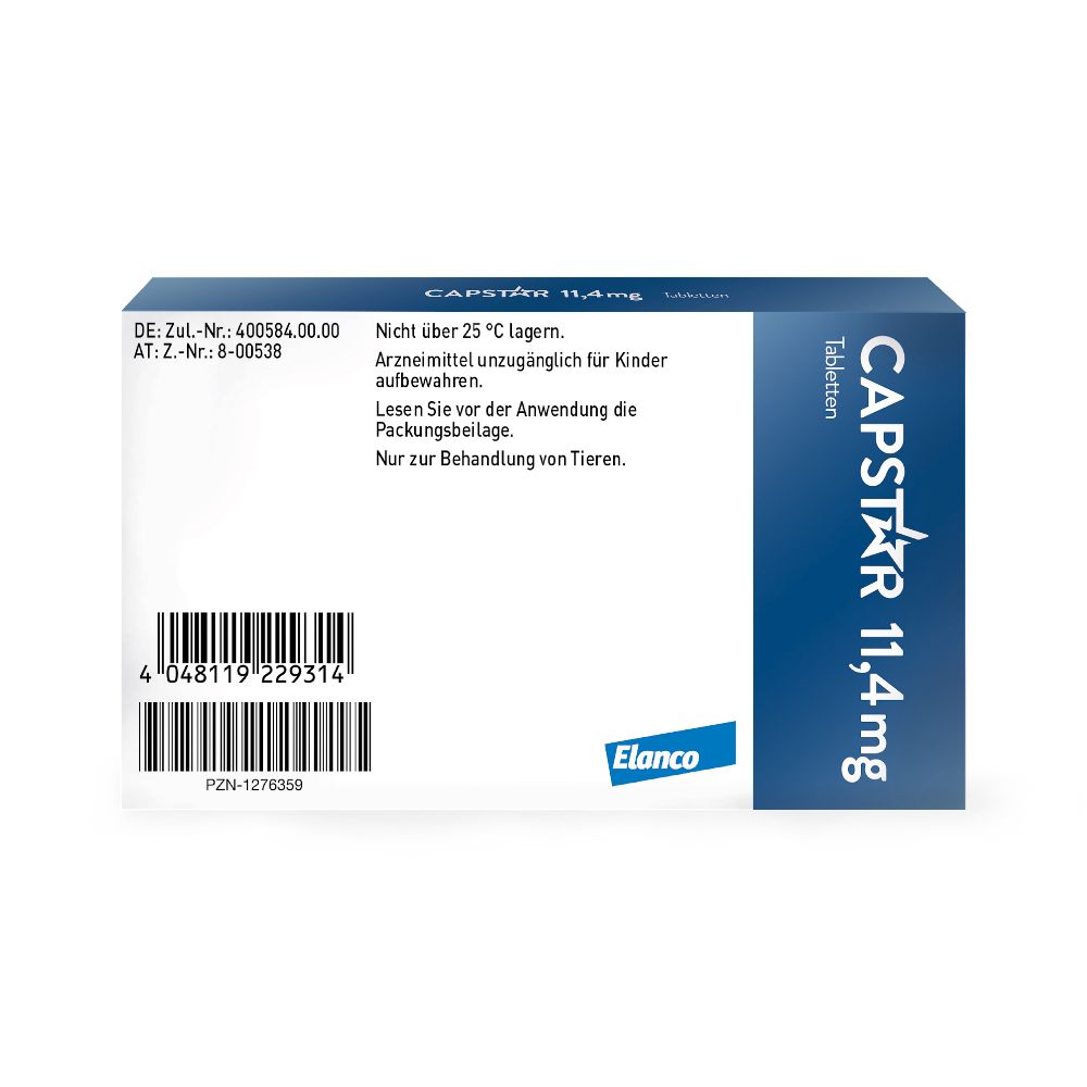 CAPSTAR KATZE + KL. HUND 6 St Tabletten