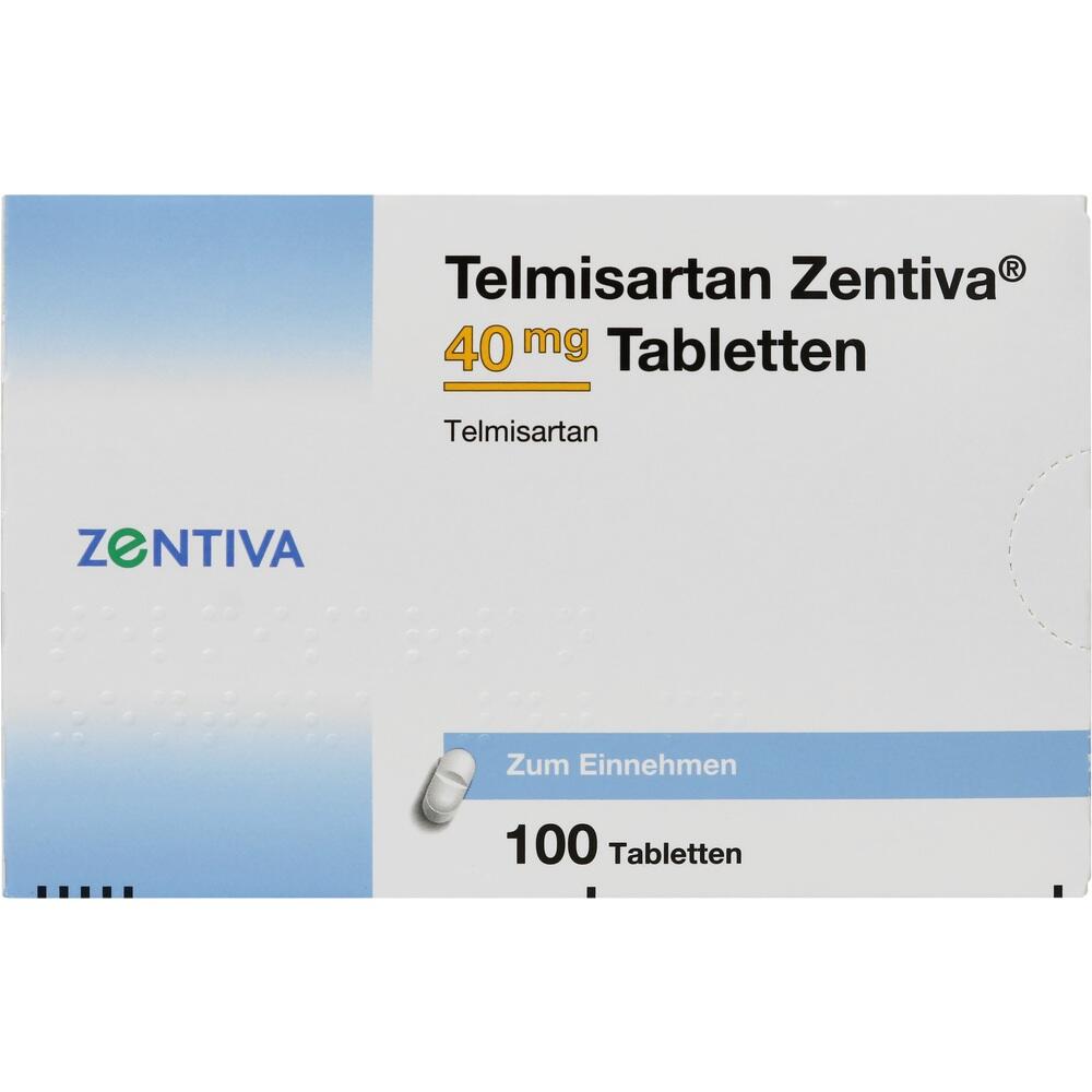 Telmisartan Zentiva 40mg 100 St Tabletten