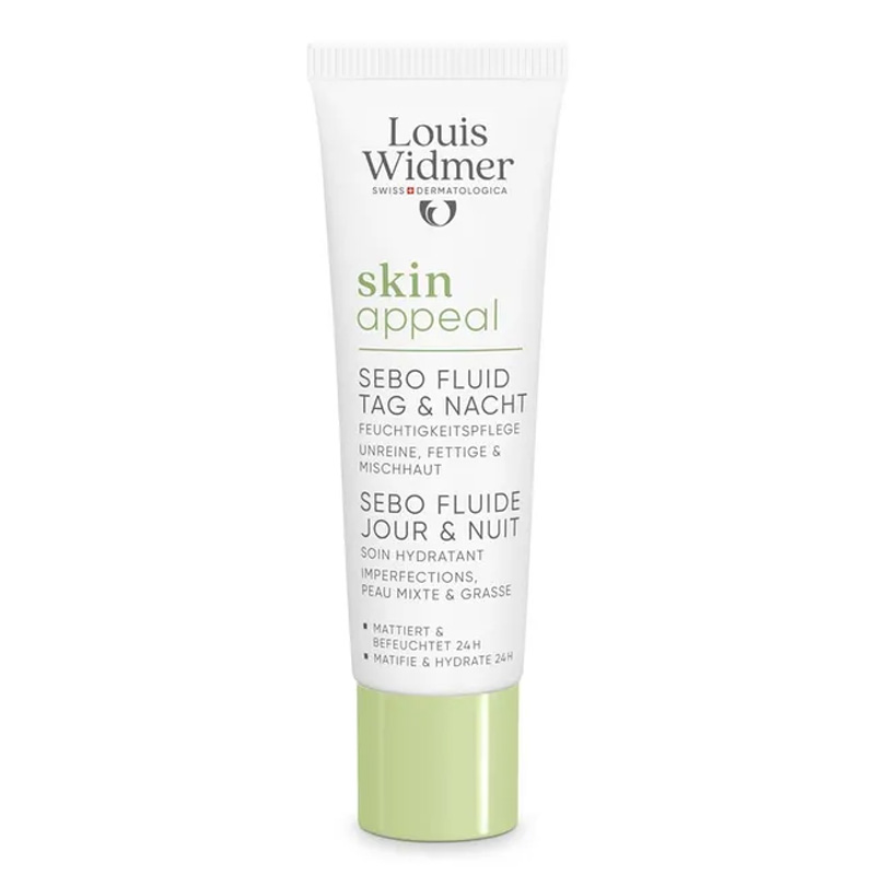 Louis Widmer skin appeal SEBO FLUID TAG & NACHT 30 ml Emulsion