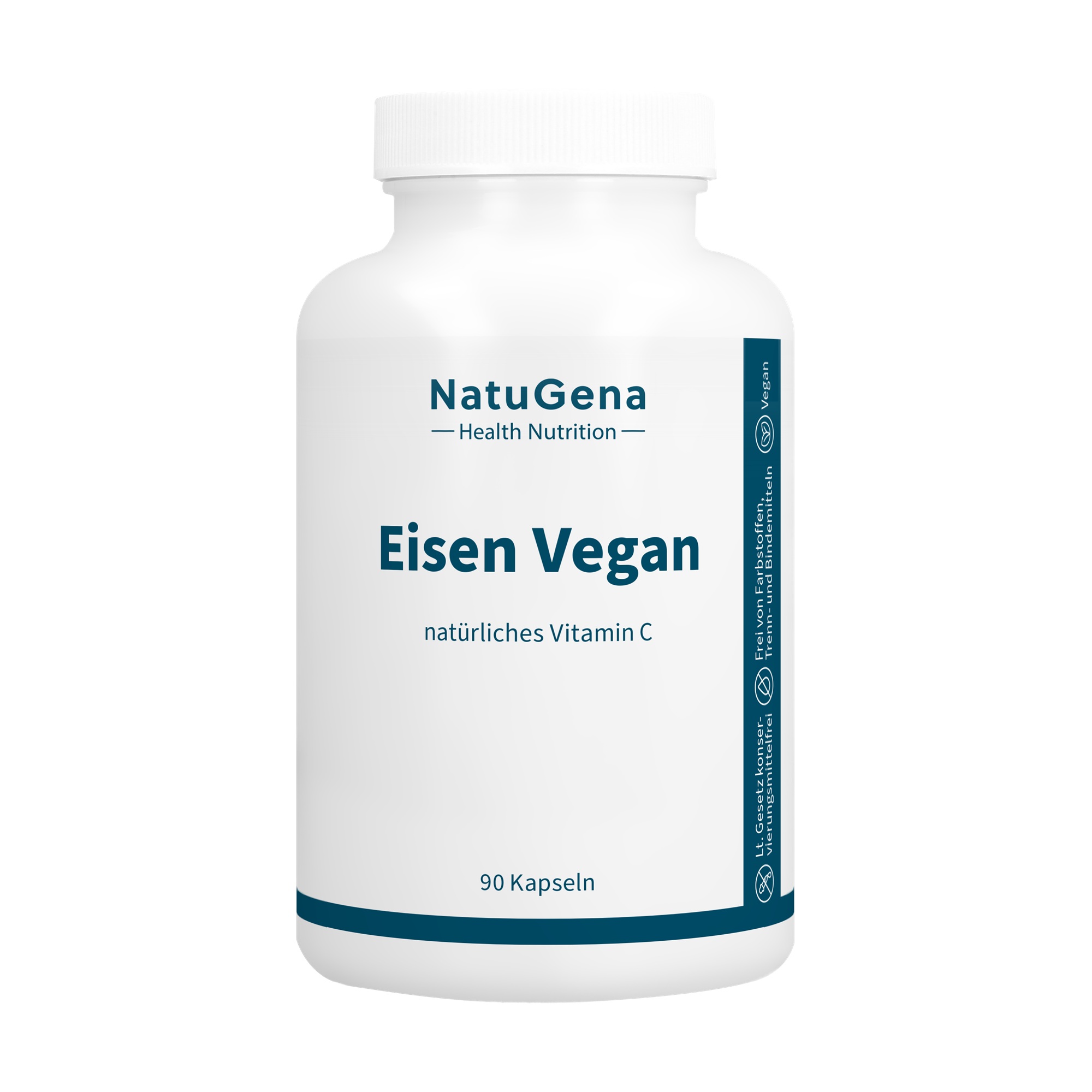 NatuGena Eisen Vegan  90 St Kapseln
