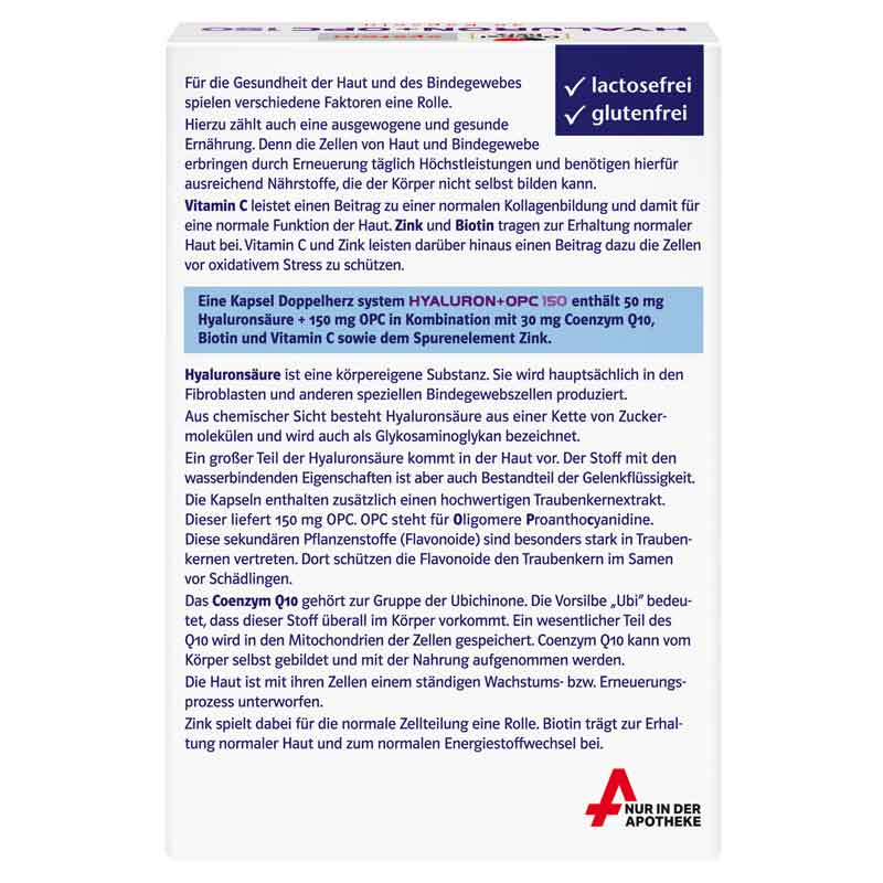 Doppelherz system HYALURON + OPC 150 30 St Kapseln