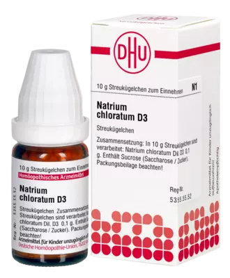 NATRIUM CHLORATUM D 3 Globuli 10 g Globuli