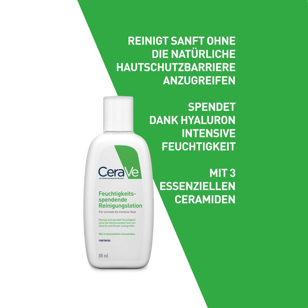 CeraVe Feuchtigkeitsspendende Reinigungslotion 88 ml Lotion