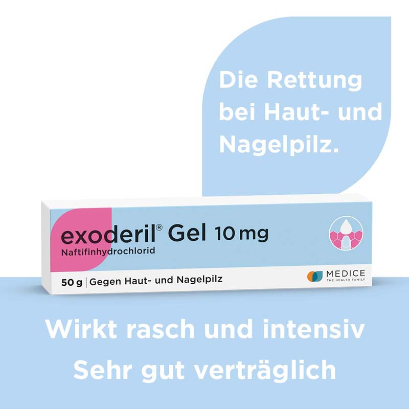 exoderil Gel bei Fuß- & Nagelpilz 50 g Gel