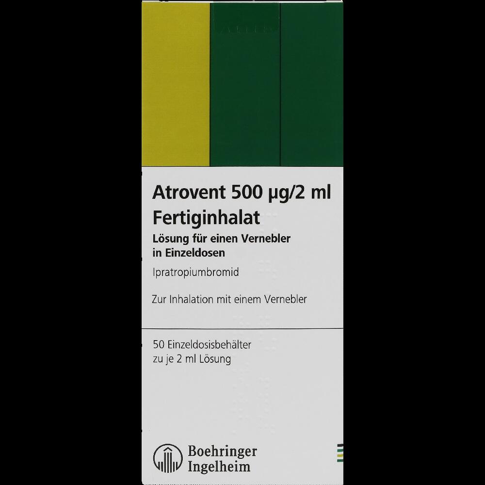 Atrovent 500μg/2ml Fertiginhalat 50X2 ml Lösung für einen Vernebler
