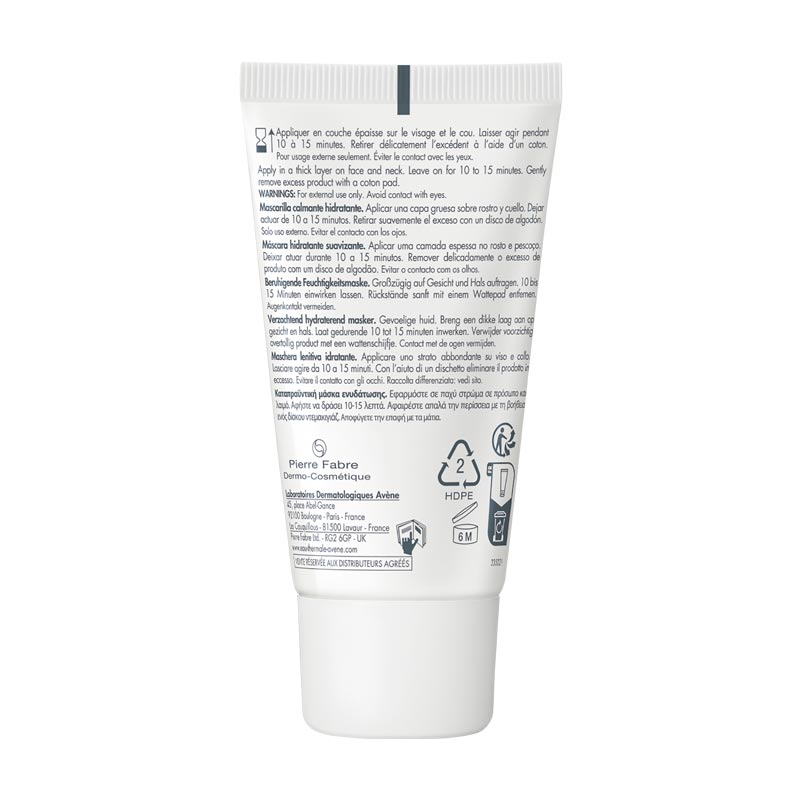Avène BERUHIGENDE FEUCHTIGKEITSMASKE  50 ml Emulsion