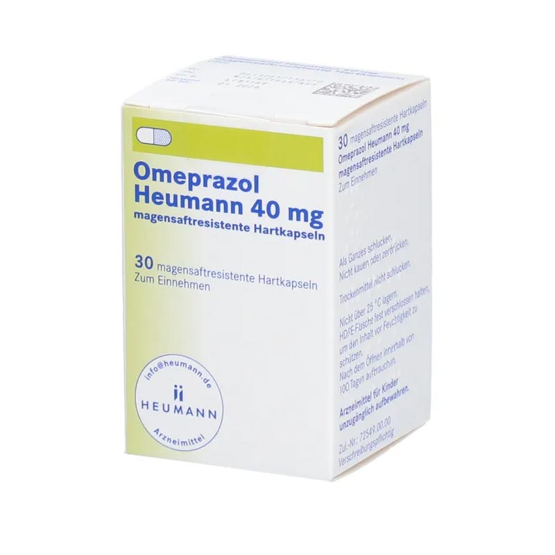 Omeprazol Heumann 40mg 30 St Magensaftresistente Hartkapseln
