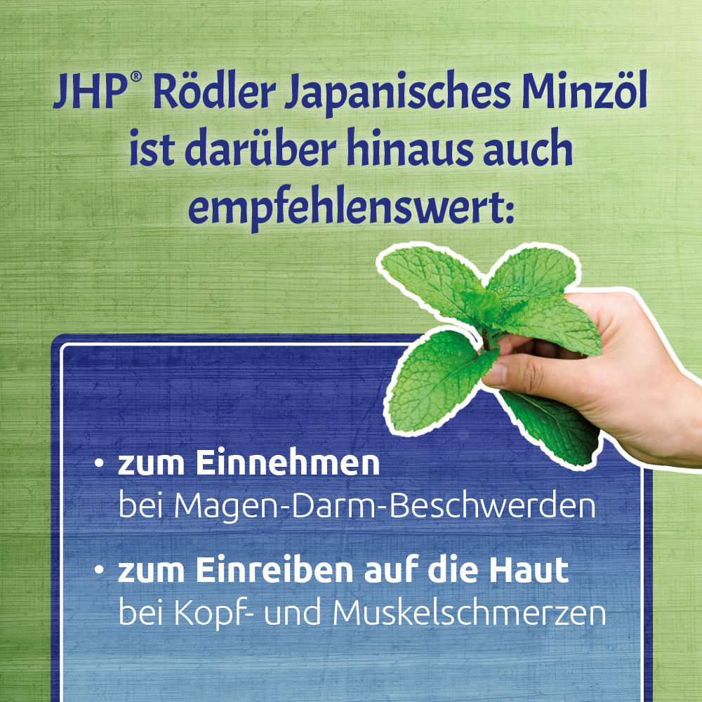 JHP RÖDLER Japanisches Minzöl 10 ml Ätherisches Öl