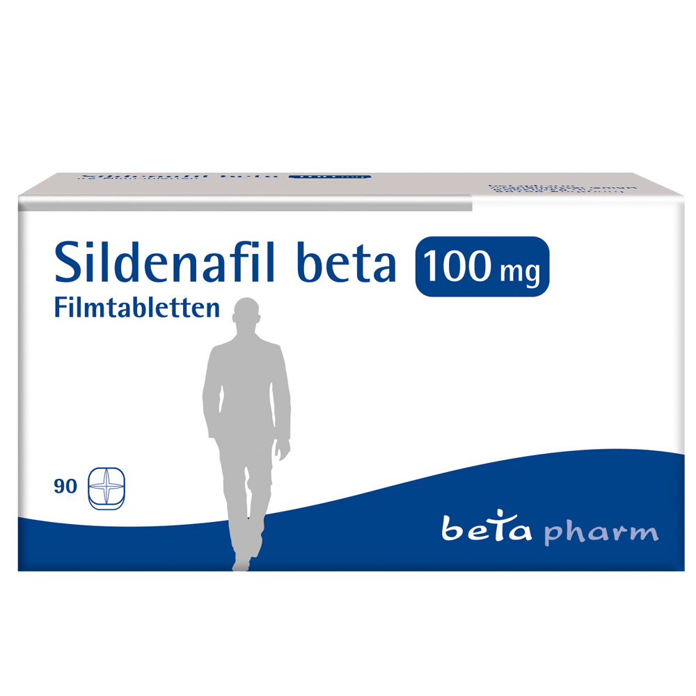 Sildenafil beta 100 mg 90 St Filmtabletten