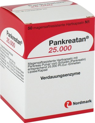 Pankreatan 25000 50 St Magensaftresistente Hartkapseln