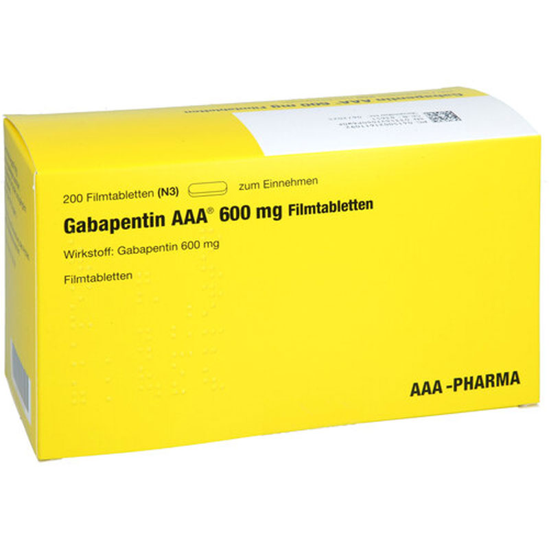 Gabapentin AAA 600mg 200 St Filmtabletten