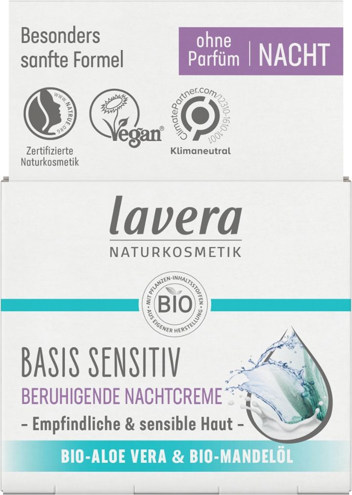 lavera BASIS SENSITIVE BERUHIGENDE NACHTCREME 50 ml Nachtcreme