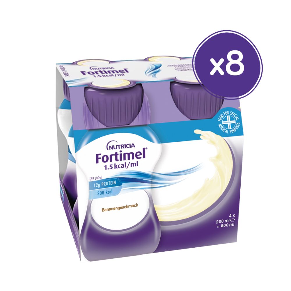 Fortimel 1,5 kcal/ml Bananen-Geschmack 32X200 ml Flüssigkeit