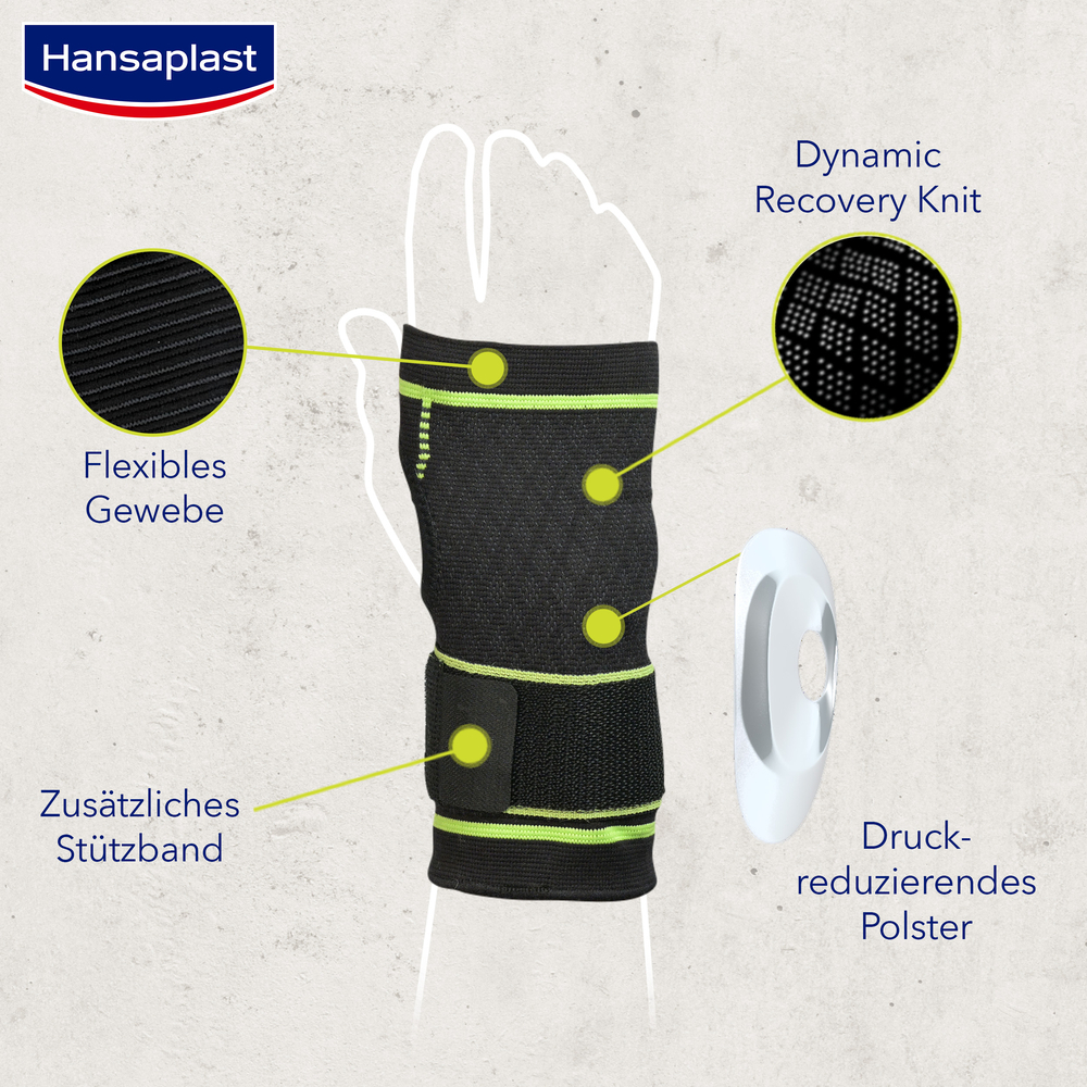 Hansaplast Handgelenk-Bandage Größe L 1 St Bandage