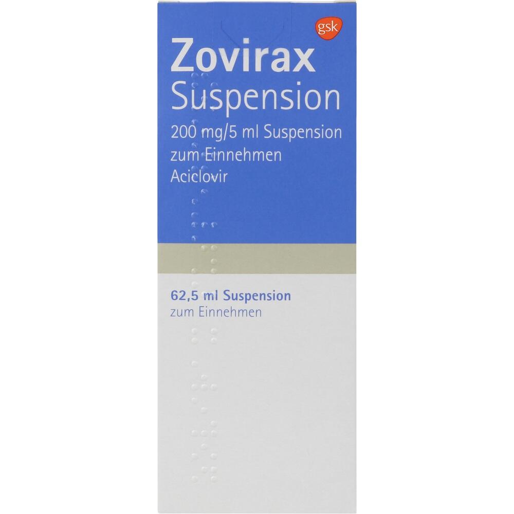 Zovirax Suspension 62.5 ml Suspension zum Einnehmen
