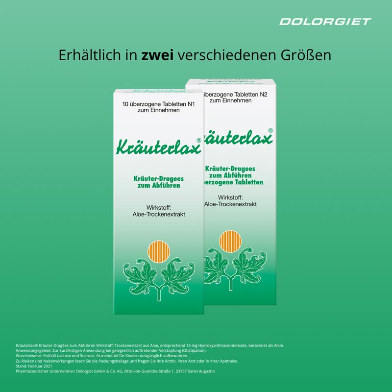 Kräuterlax Kräuter-Dragees zum Abführen 10 St Überzogene Tabletten