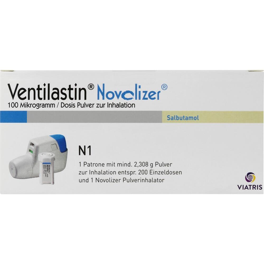 Ventilastin Novolizer 100 Mikrogramm/Dosis 1X200 St Inhalationspulver