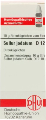 SULFUR JODATUM D 12 Globuli 10 g Globuli