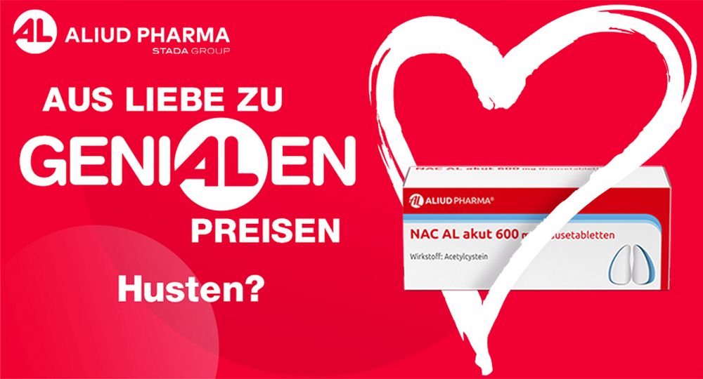 NAC AL akut 600 mg Brausetabletten zur Erleichterung des Abhustens bei erkältungsbedingter Bronchitis (Schleimlöser)