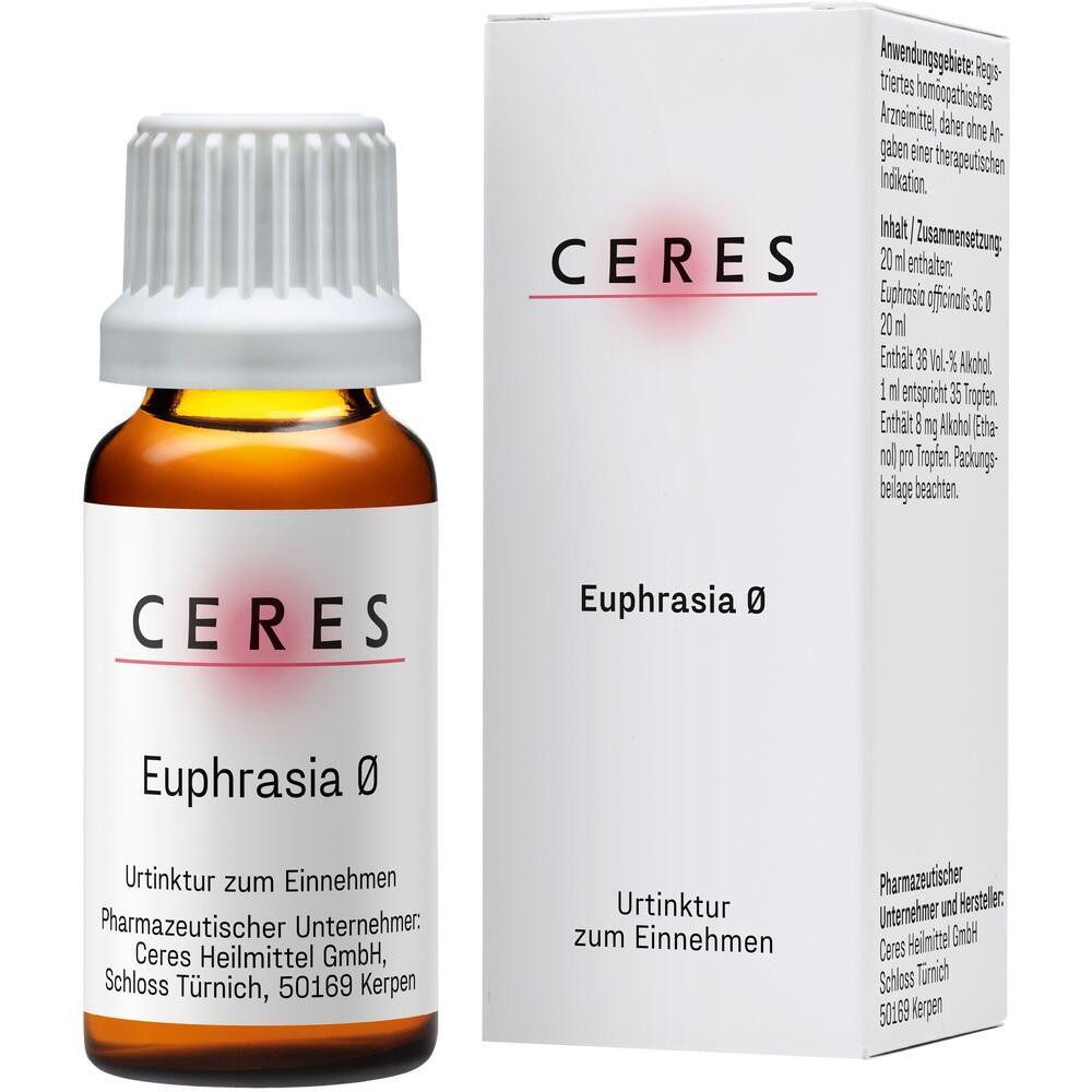 CERES Euphrasia Urtinktur 20 ml Tropfen