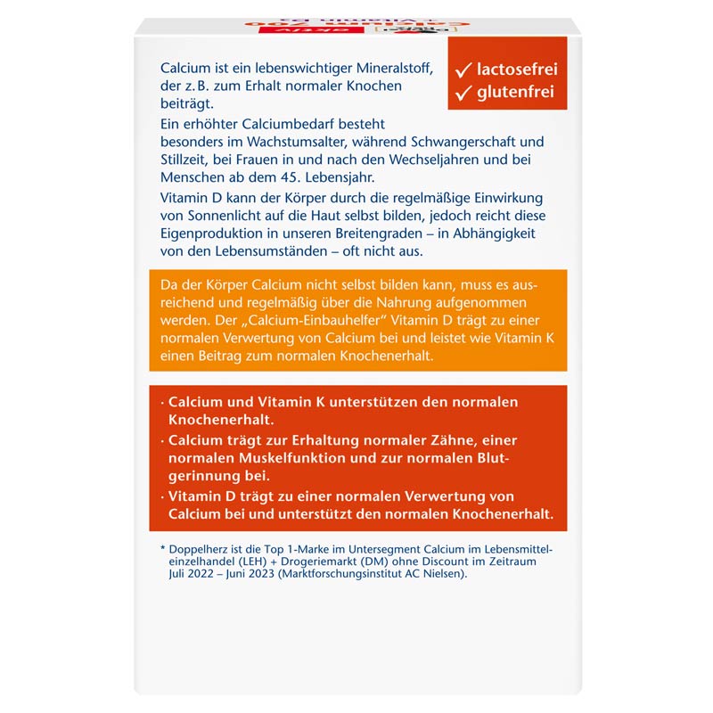 Doppelherz aktiv Calcium 700 + Vitamin D3 30 St Tabletten