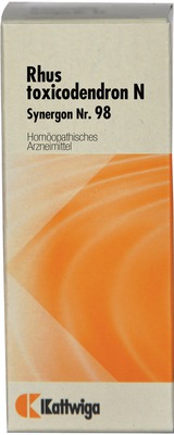 SYNERGON KOMPLEX 98 Rhus toxicodendron N Tropfen 20 ml Tropfen