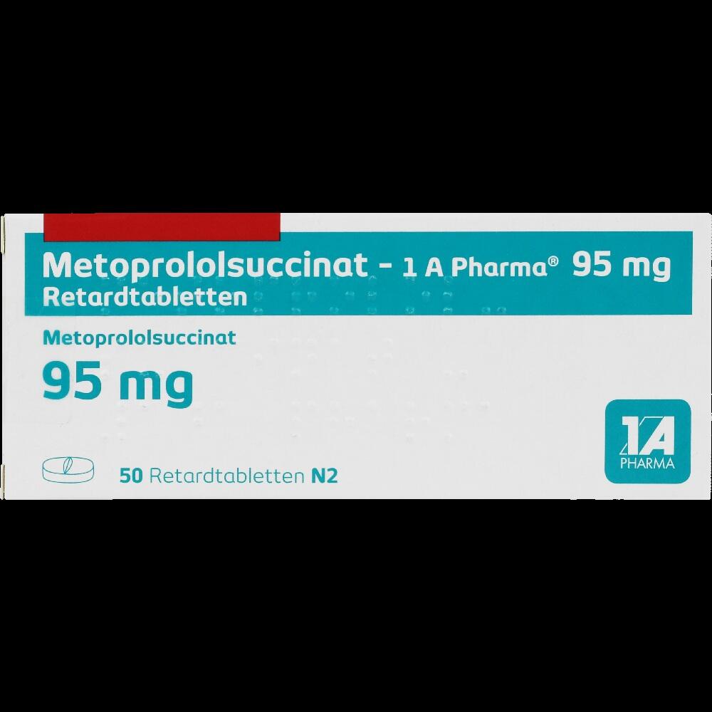 Metoprololsuccinat-1 A Pharma 95mg 50 St Retard-Tabletten