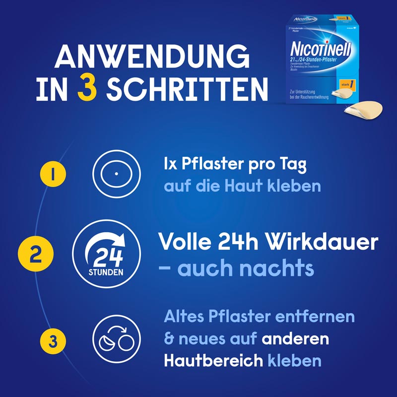 NICOTINELL 7mg/24 Stunden 14 St Pflaster transdermal