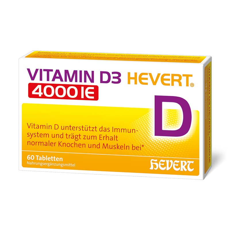 VITAMIN D3 HEVERT 4.000 I.E.  60 St Tabletten