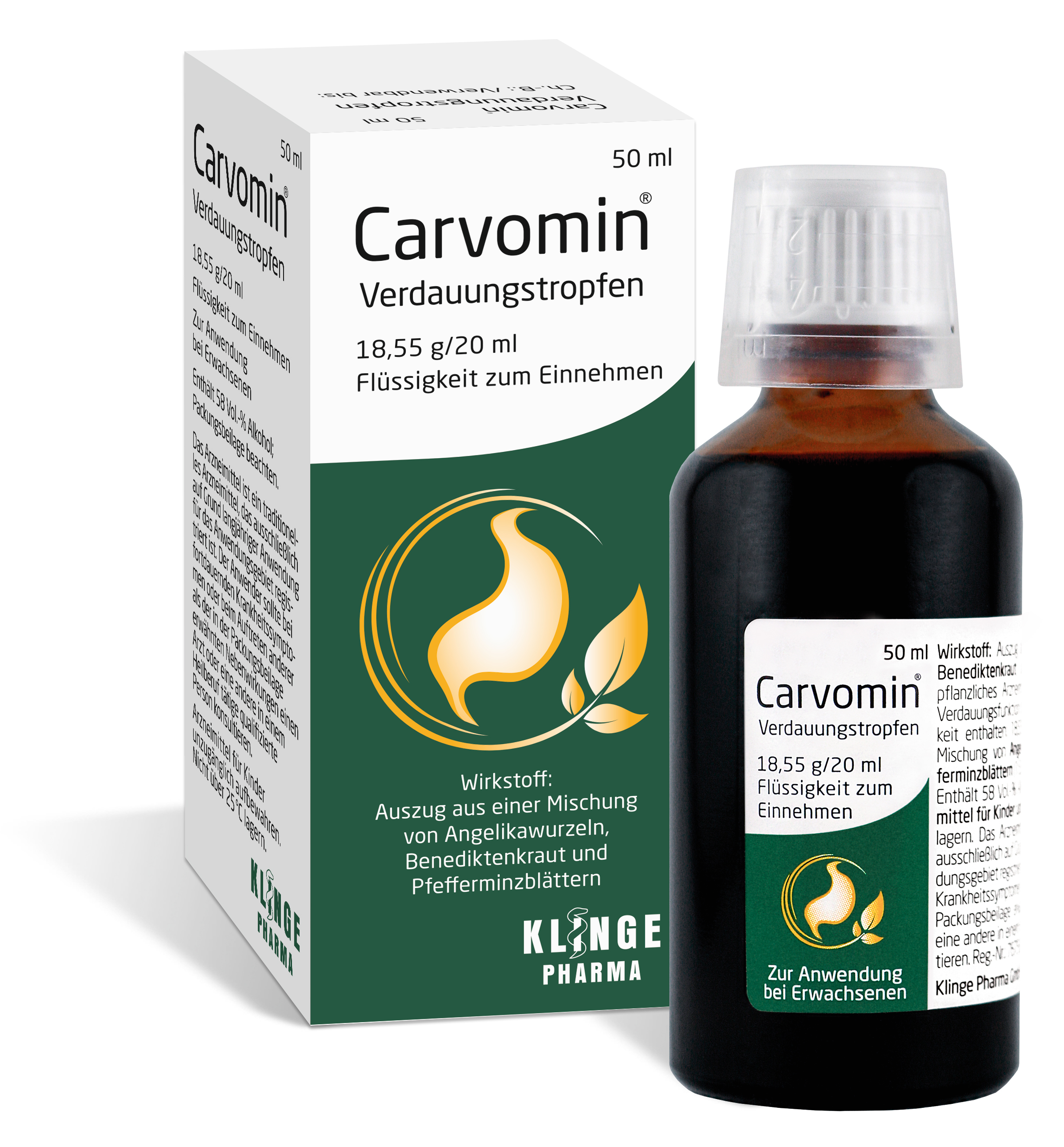 Carvomin Verdauungstropfen 50 ml Flüssigkeit zum Einnehmen