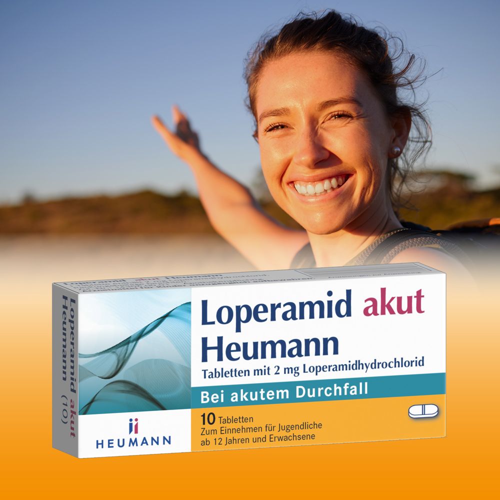 Loperamid akut Heumann 10 St Tabletten