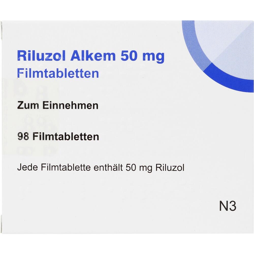 Riluzol Alkem 50 mg 98 St Filmtabletten