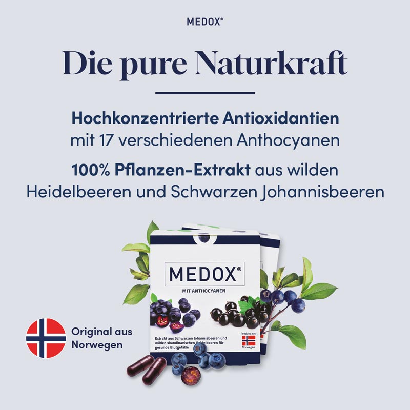 MEDOX MIT ANTHOCYANEN 30 St Kapseln