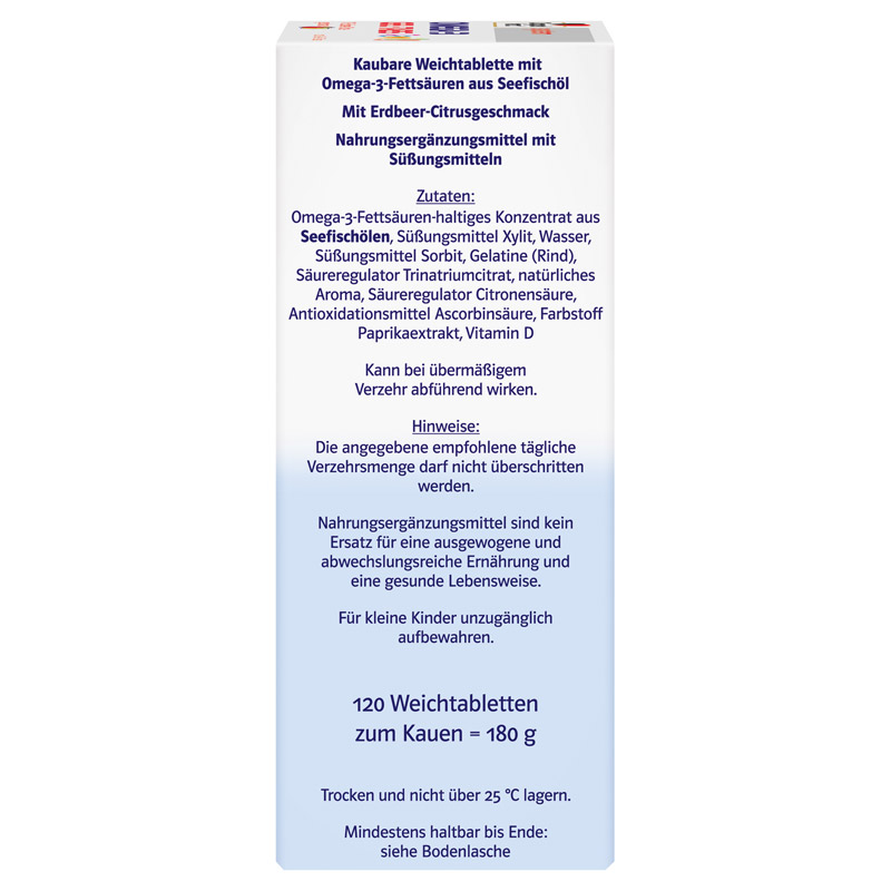 Doppelherz system OMEGA-3 GEL-TABS family 120 St Kautabletten