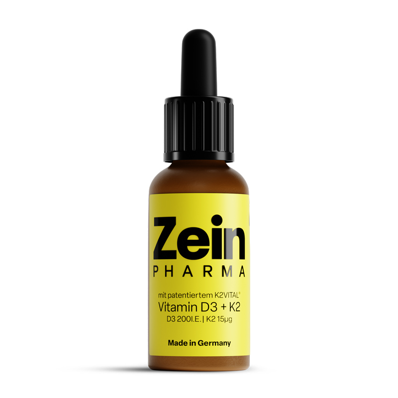 Zein PHARMA Vitamin D3 + K2 200 I.E. 20 ml Tropfen zum Einnehmen