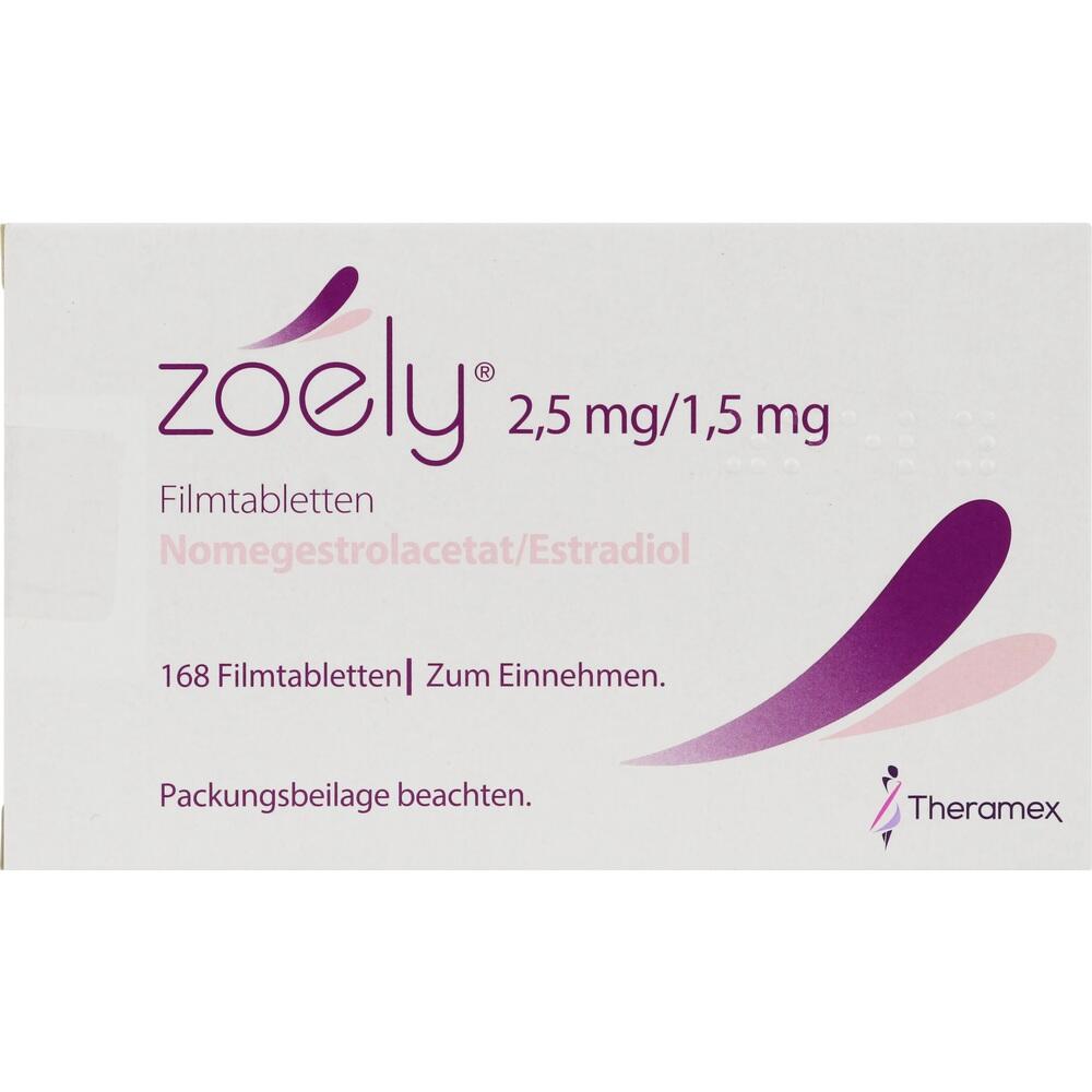 Zoely 2,5 mg/1,5 mg 6X28 St Filmtabletten