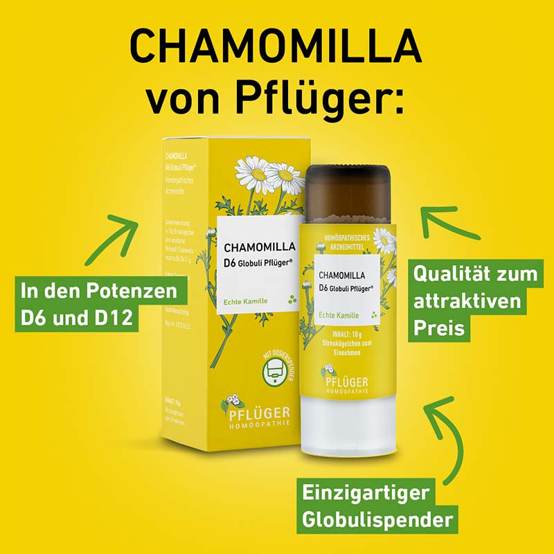 Chamomilla D12 Globuli Pflüger 10 g Globuli
