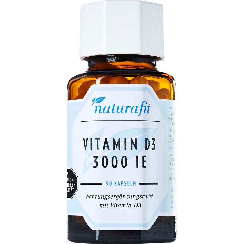 naturafit Vitamin D3 3.000 I.E. 90 St Kapseln