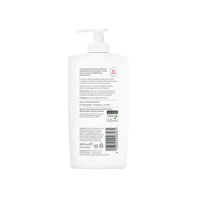 sebamed AKUT LOTION Urea 5% 400 ml Lotion