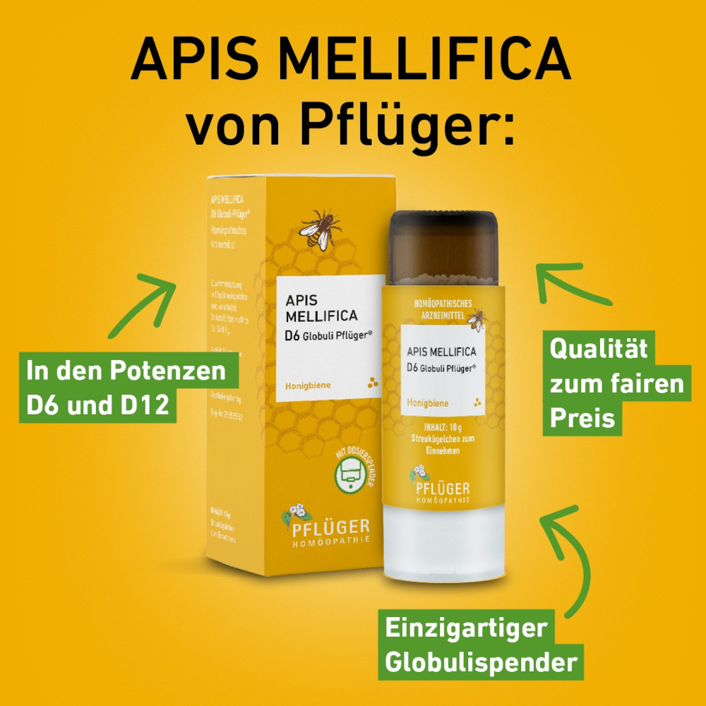 Apis mellifica D12 Globuli Pflüger 10 g Globuli