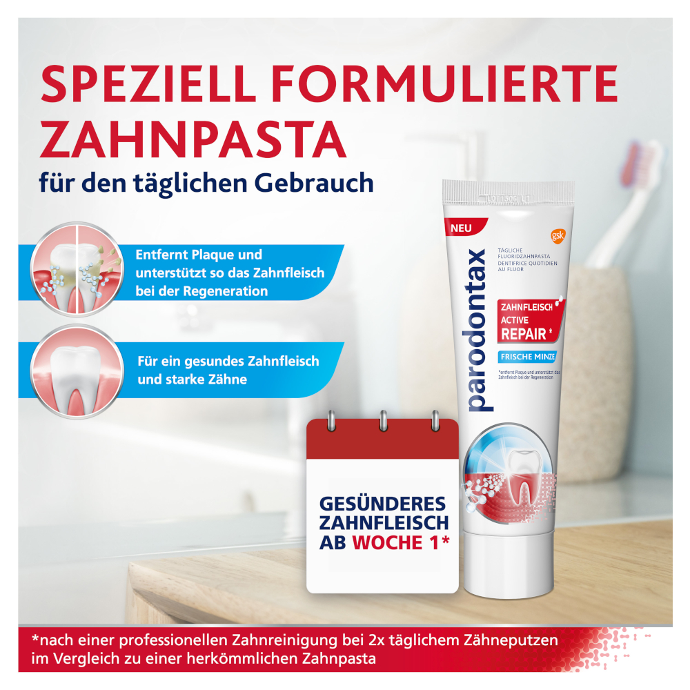 Parodontax Zahnfleisch Active Repair Zahnpasta 75 ml Zahnpasta