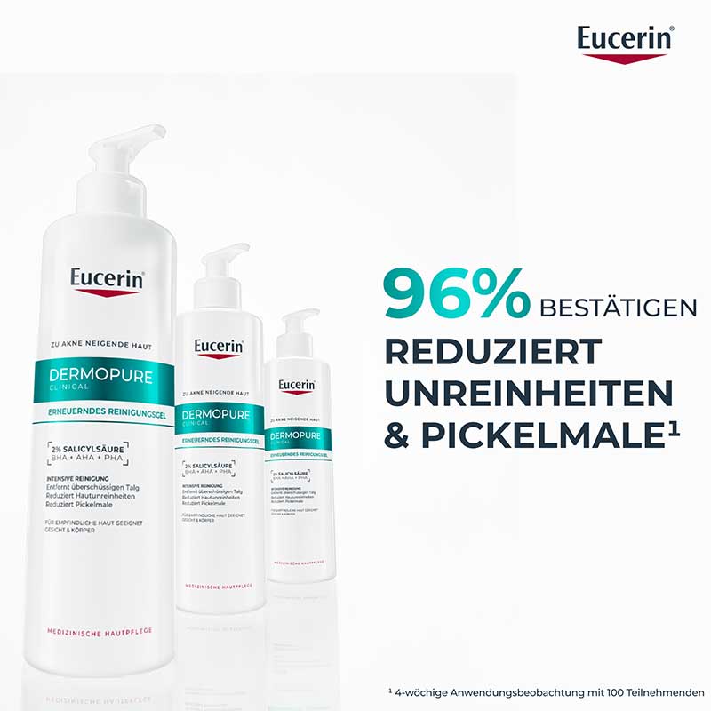 Eucerin DERMOPURE CLINICAL ERNEUERNDES REINIGUNGSGEL 400 ml Gel