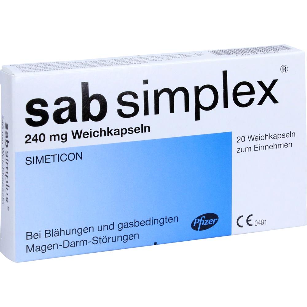 SAB simplex 240 mg  20 St Weichkapseln
